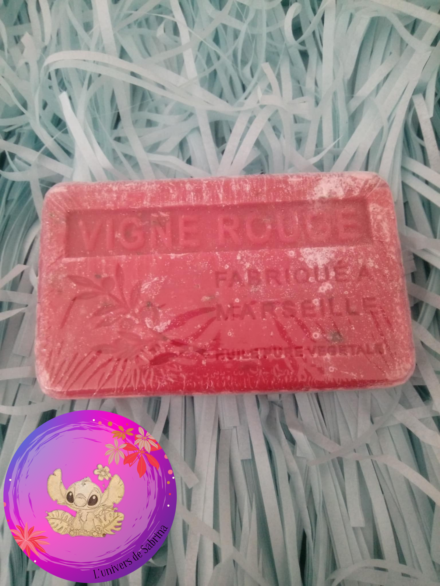 SAVON DE MARSEILLE VIGNE ROUGE