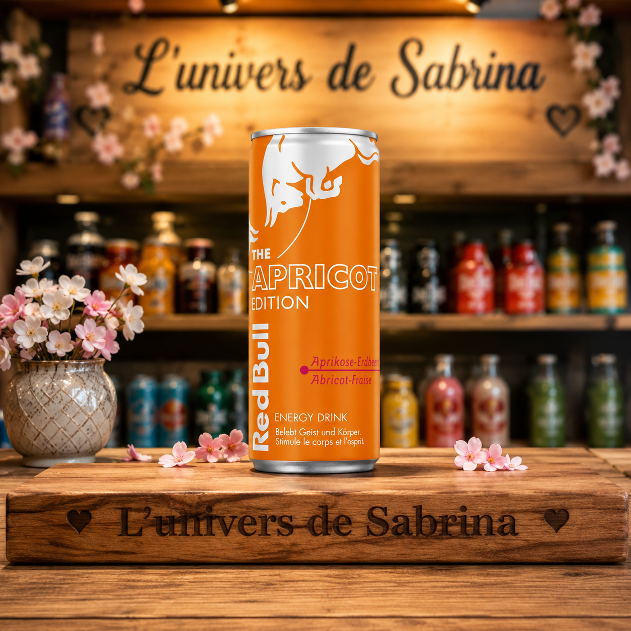 RED BULL APRICOT FRAISE EDITION 250ML