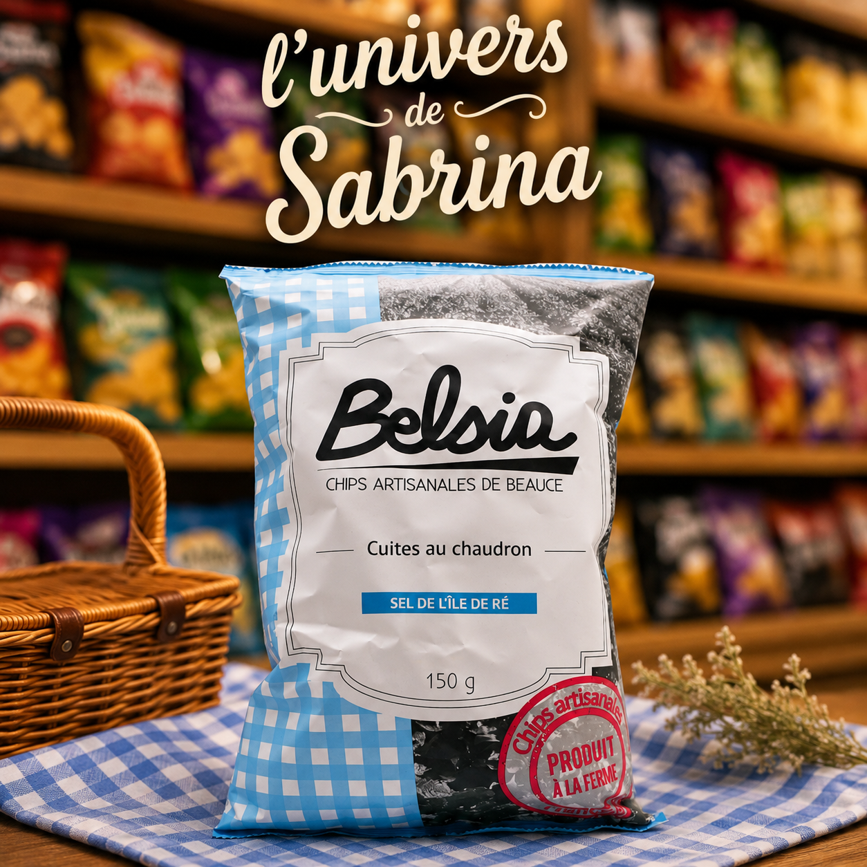 CHIPS ARTISANALE AU ROQUEFORT 150G