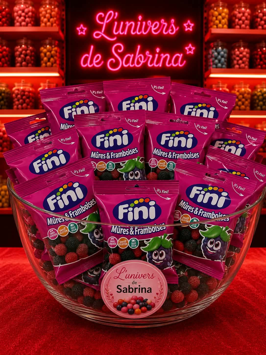 BONBON MÛRES & FRAMBOISES HALAL FINI