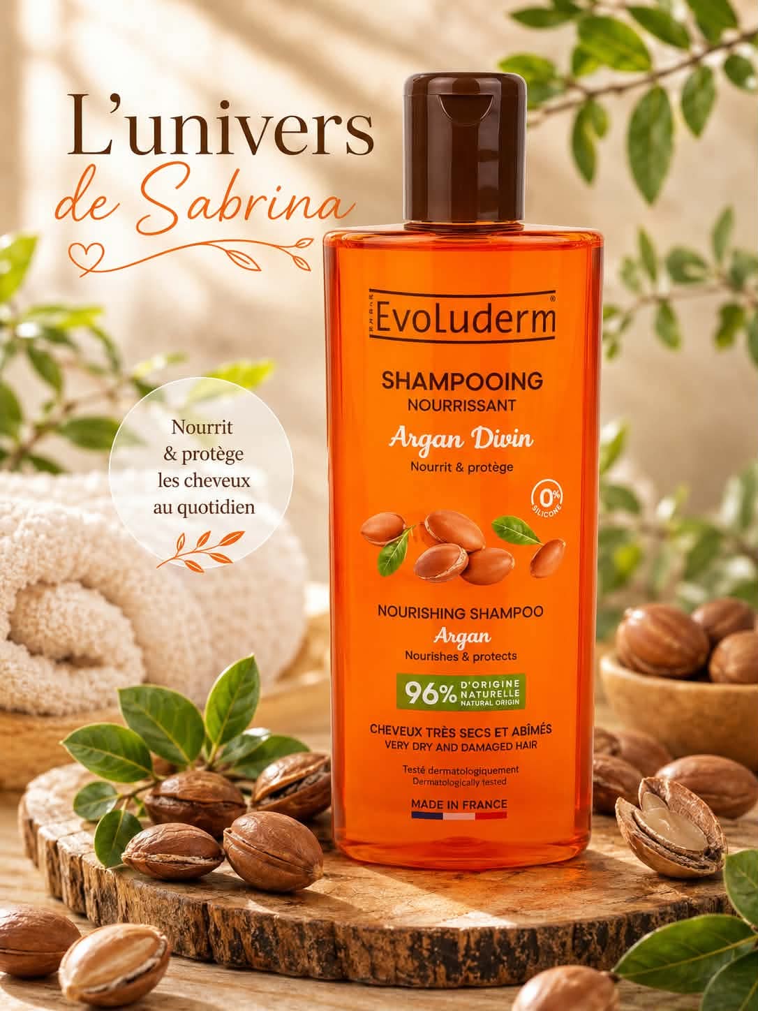SHAMPOING NOURRISSANT ARGAN DIVIN