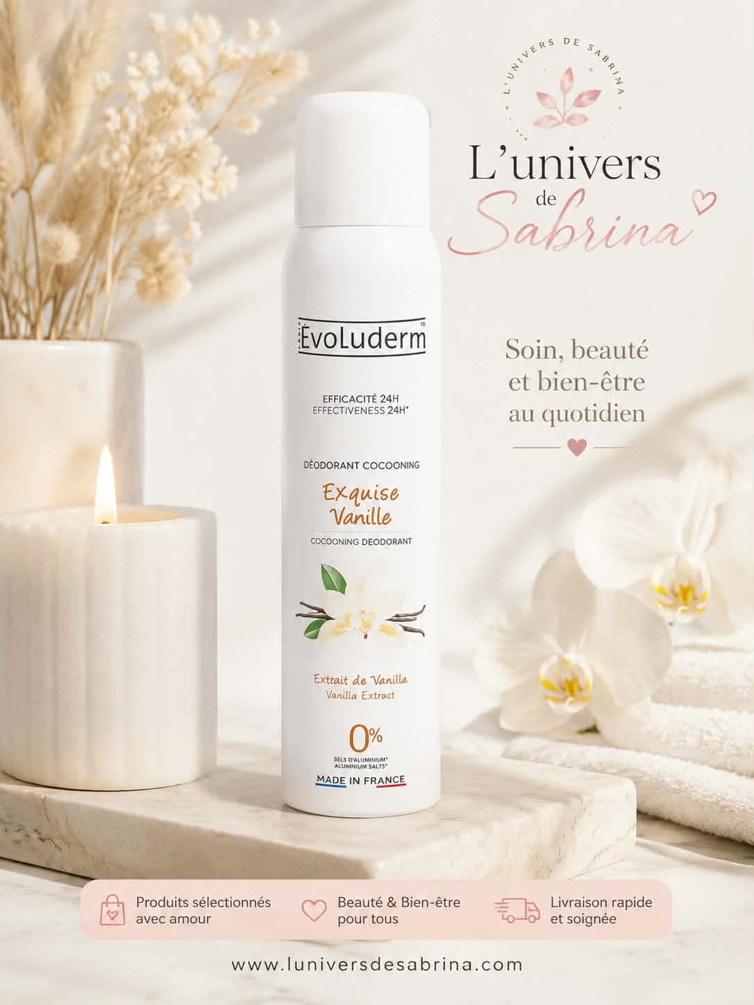 DEODORANT COCOONING EXQUISE VANILLE