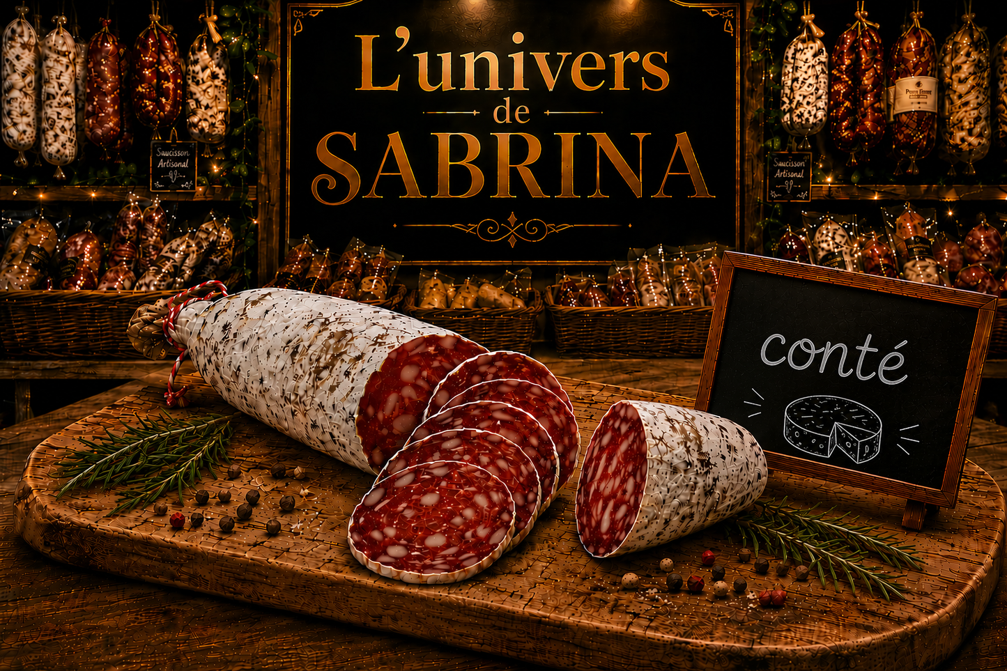 SAUCISSON SEC AU COMTE 160G -180G
