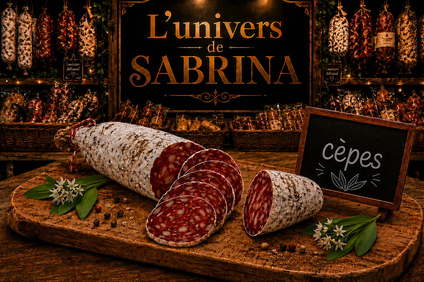 SAUCISSON AU CEPES