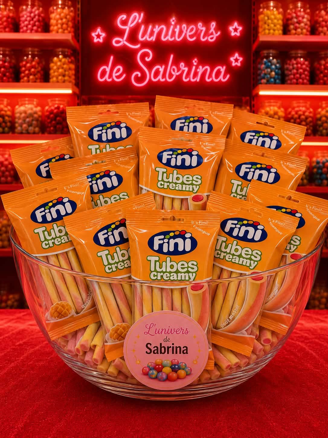BONBONS TUBES CREAMY MANGUE HALAL FINI