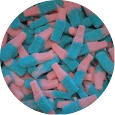 BOUTEILLE FIZZY ROSES ET BLEUES 100G