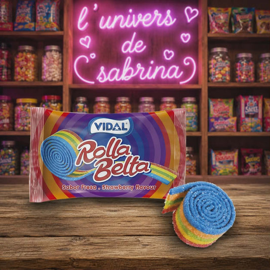 ROLLA BELTA ARC EN CIEL FRAISE