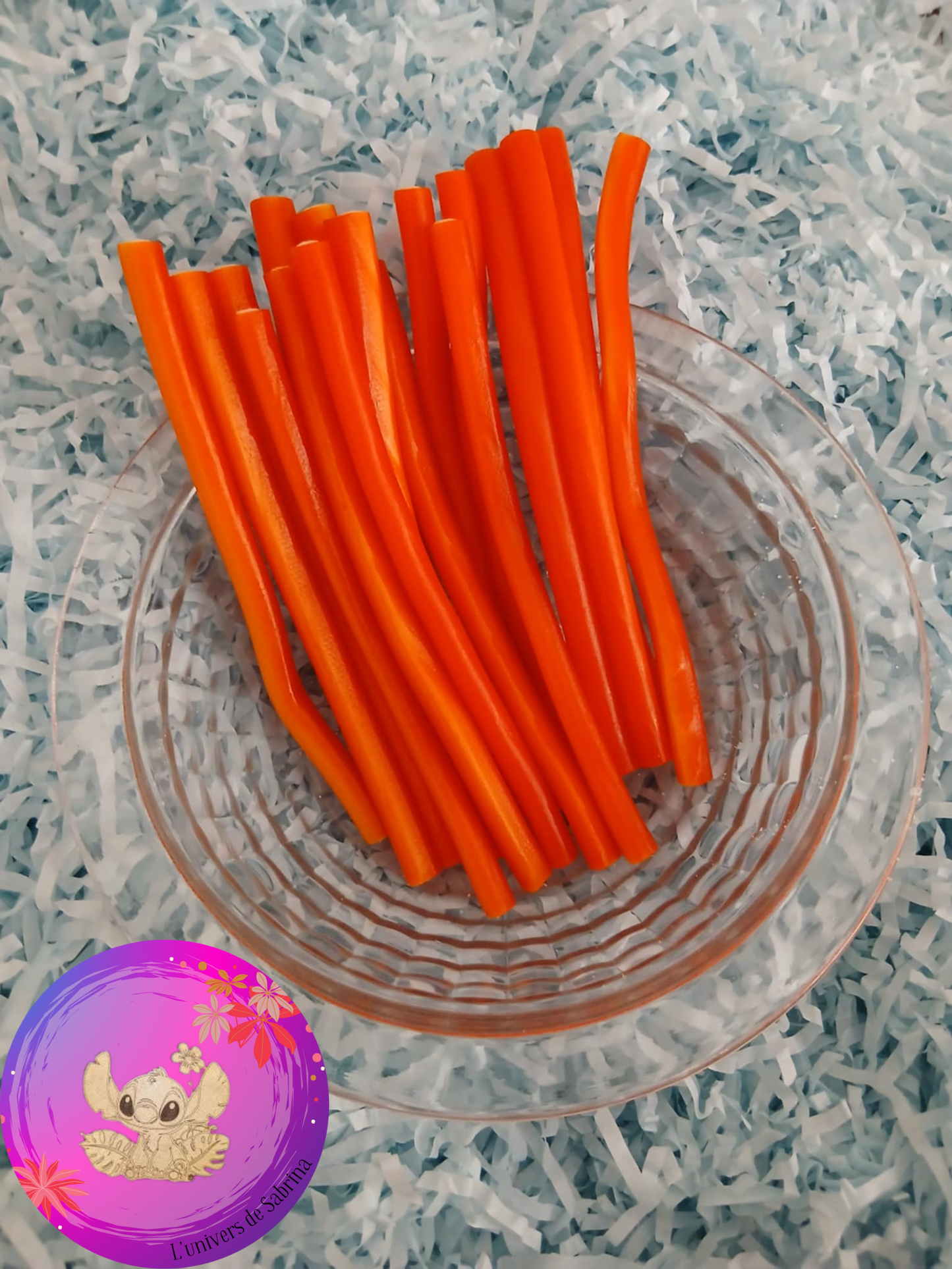 JUMBO FOURRE LISSE ORANGE 11CM (HALAL)