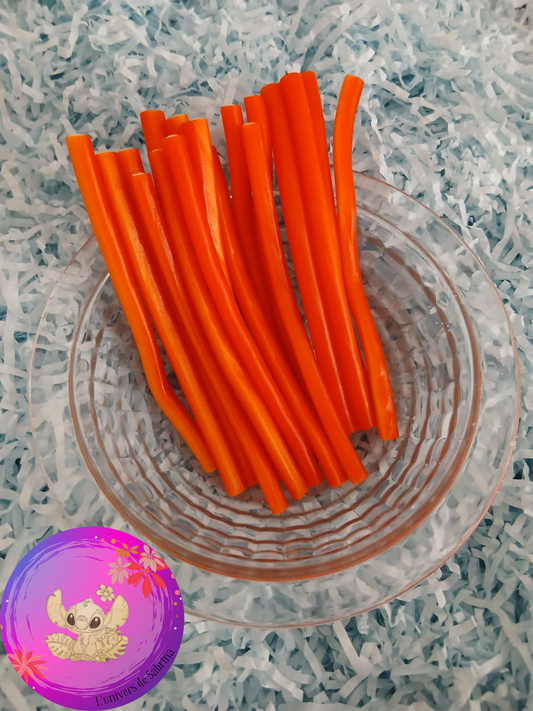 JUMBO FOURRE LISSE ORANGE 11CM (HALAL)