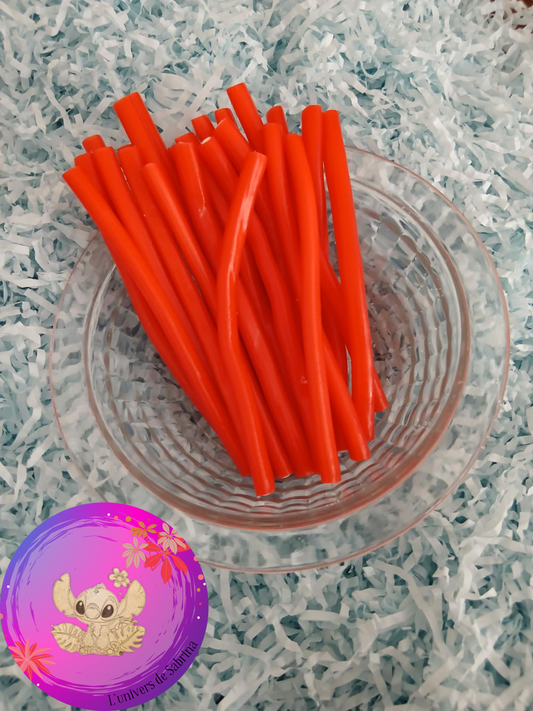 JUMBO FOURRE LISSE FRAISE 11CM (HALAL)