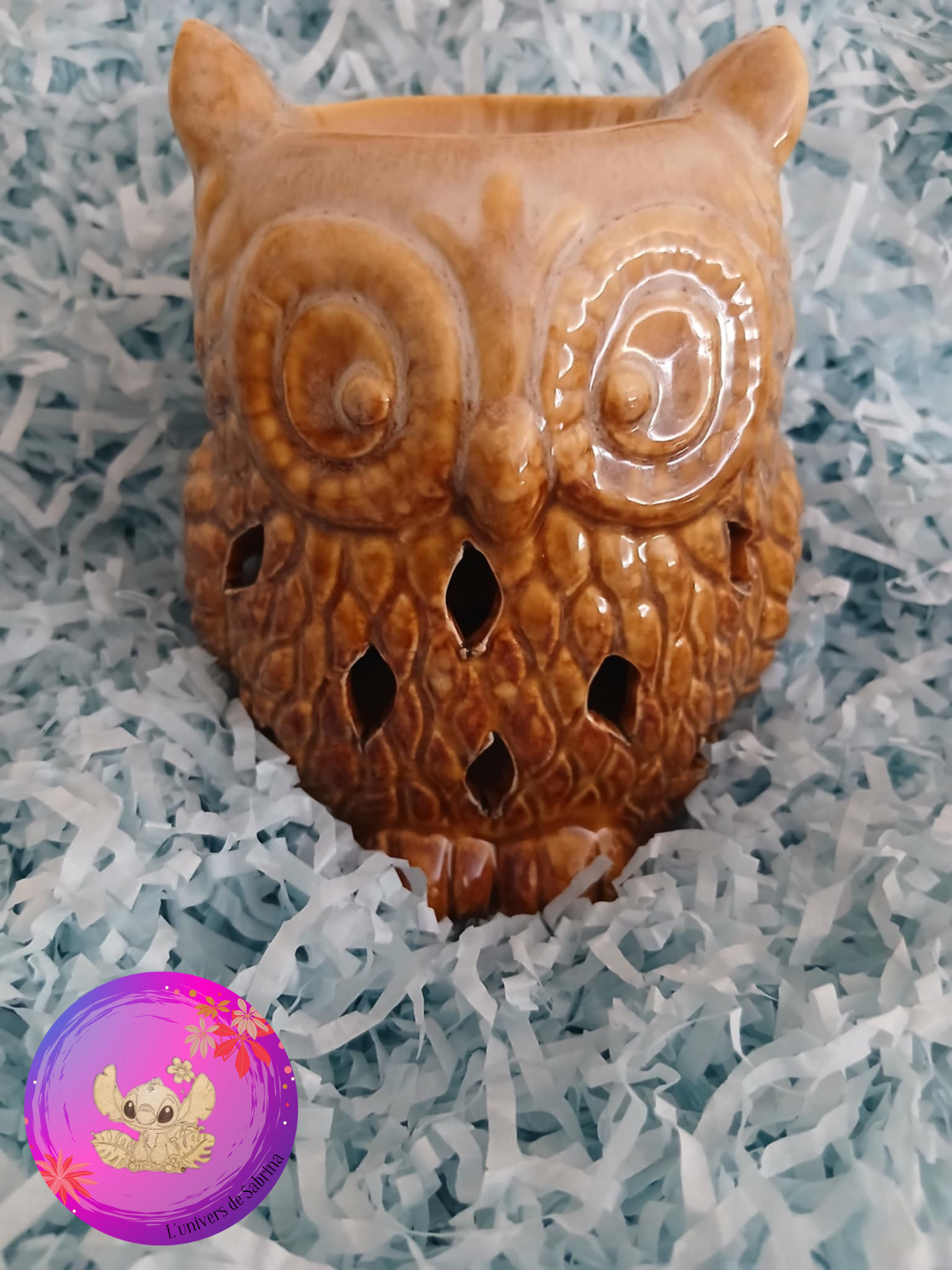 BRÛLEUR CHOUETTE MARRON