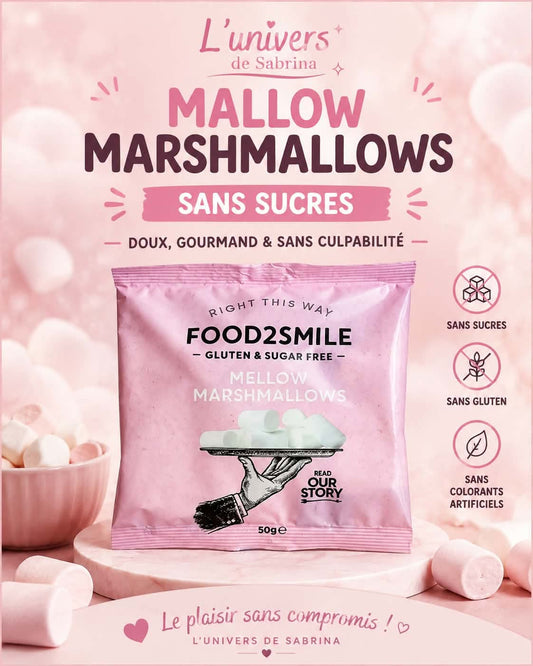 BONBON SANS SUCRE MARSHMALLOW 50G