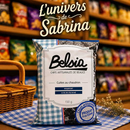 CHIPS ARTISANALE AU ROQUEFORT 150G