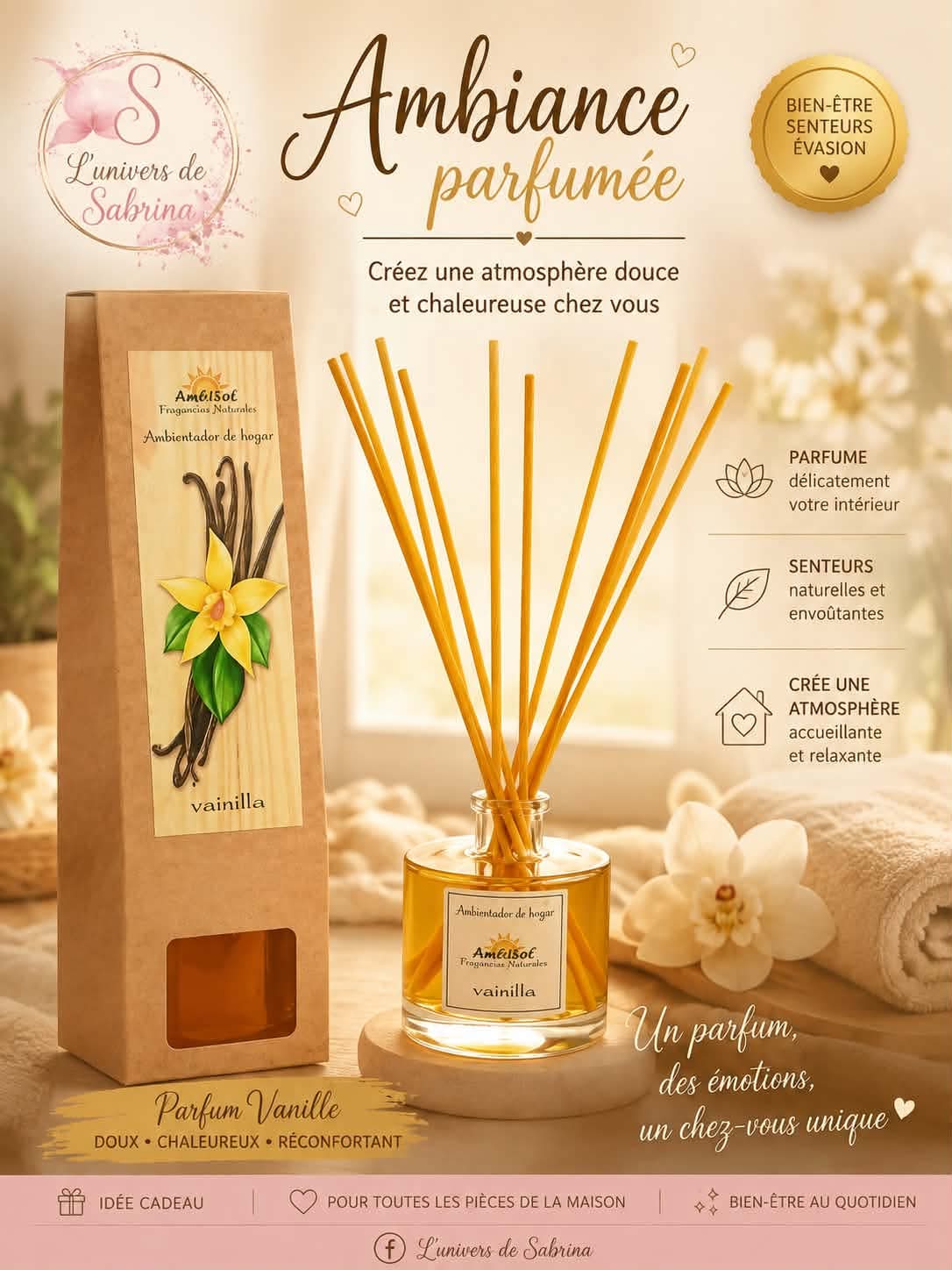 MIKADO 100ML (plusieurs senteurs)