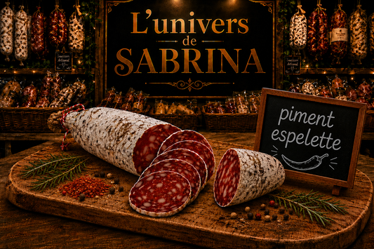 SAUCISSON SEC AU PIMENT D'ESPELETTE 160G - 180G