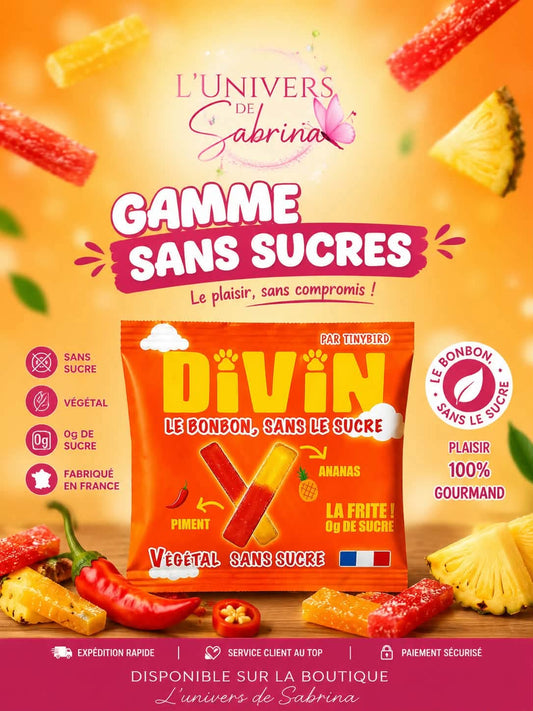 DIVIN - FRITE SANS SUCRES - ANANAS PIMENT