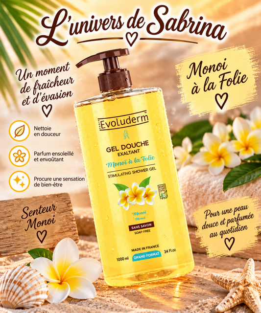 GEL DOUCHE 1000ML (plusieurs senteurs)