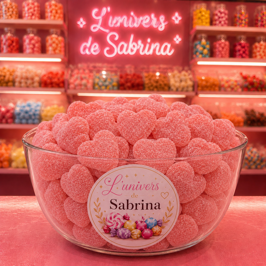 COEURS ROSE SUCRE 100G (DULCEPLUS)