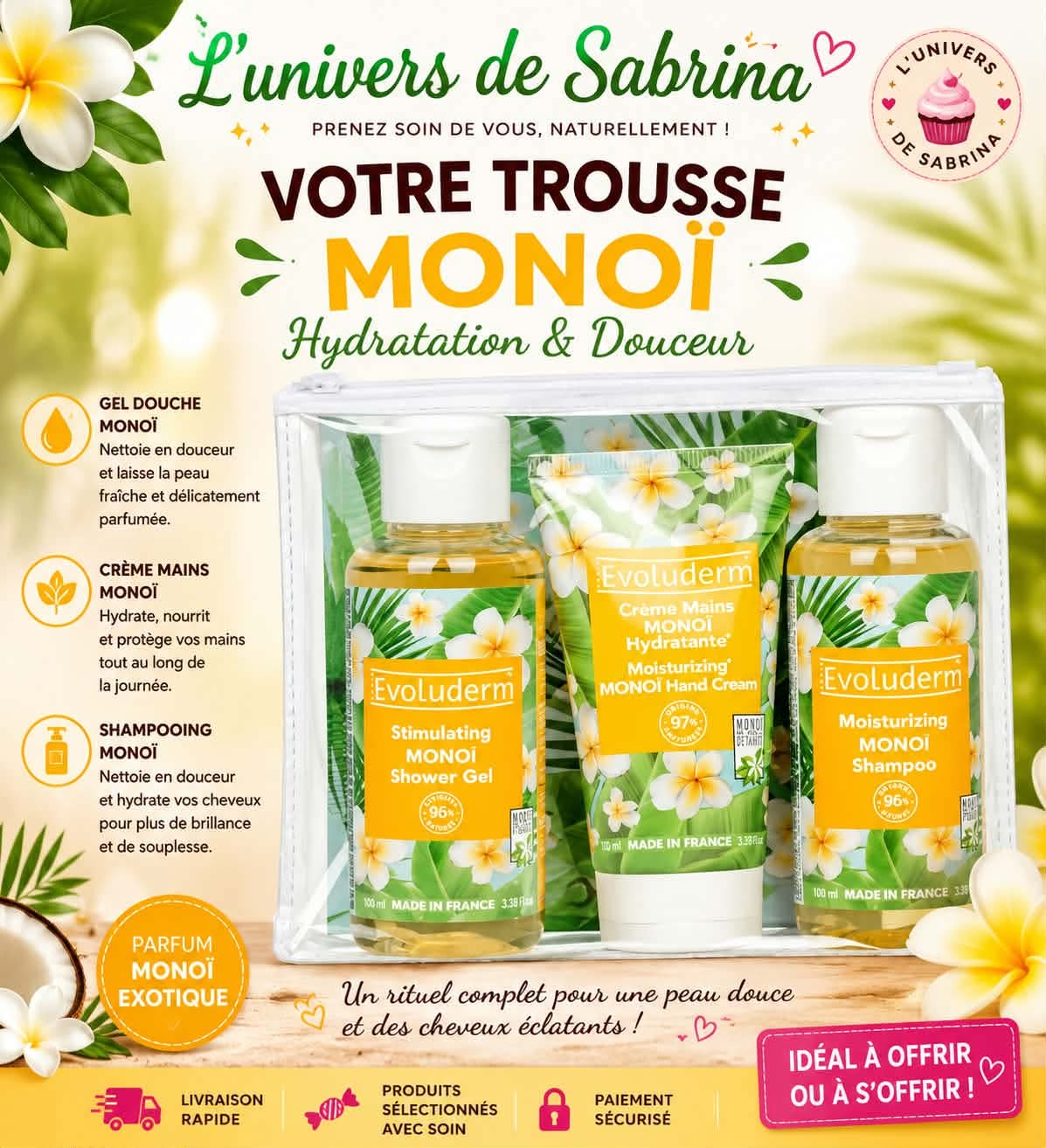 TROUSSE VOYAGE EVASION MONOÏ