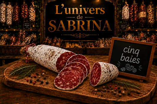SAUCISSON SEC AUX CINQ BAIES 160G - 180G