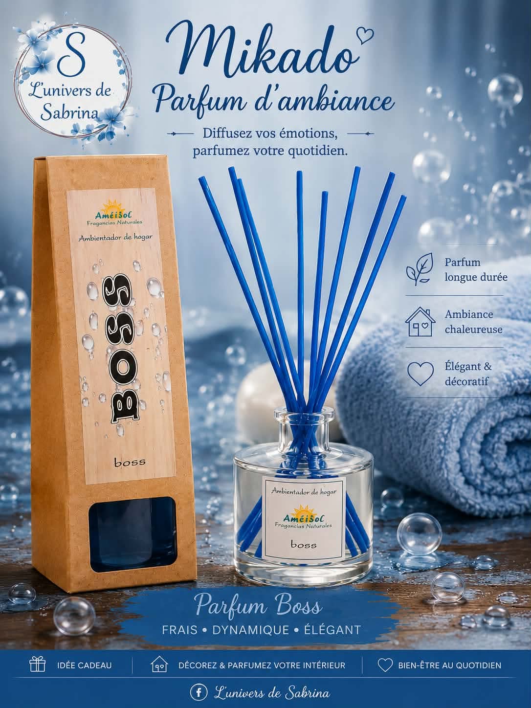 MIKADO 100ML (plusieurs senteurs)