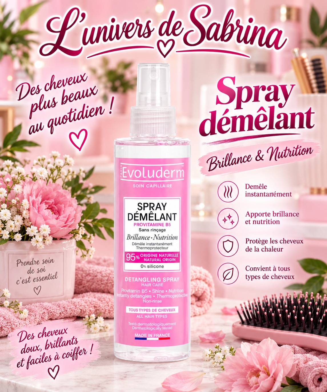 DEMELANT SPRAY THERMO-PROTECTEUR 250ML