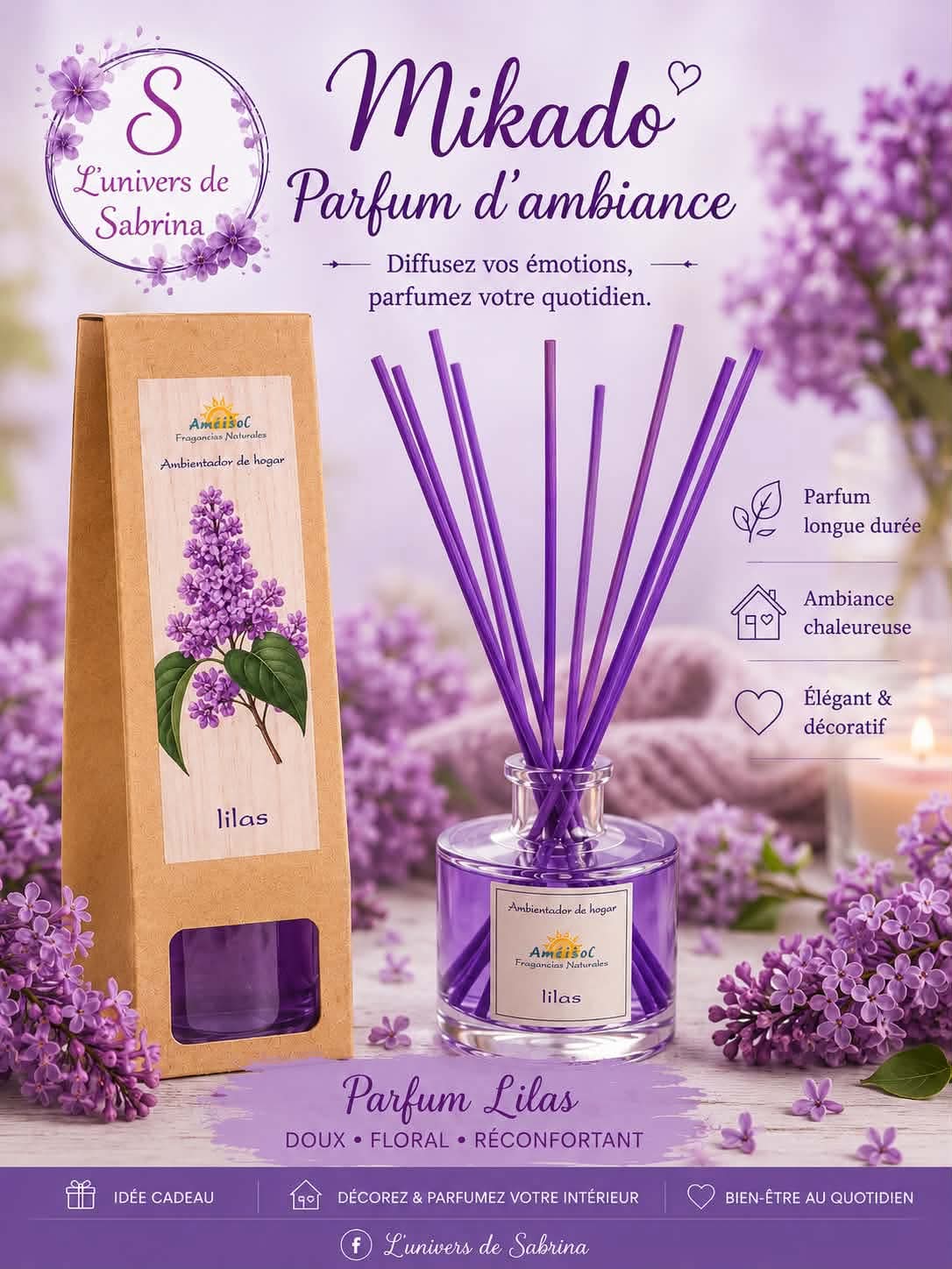 MIKADO 100ML (plusieurs senteurs)