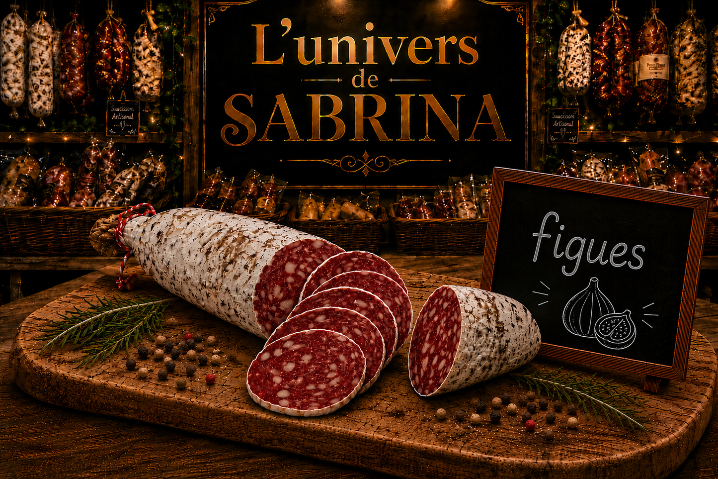 SAUCISSON SEC AUX FIGUES 160G - 180G