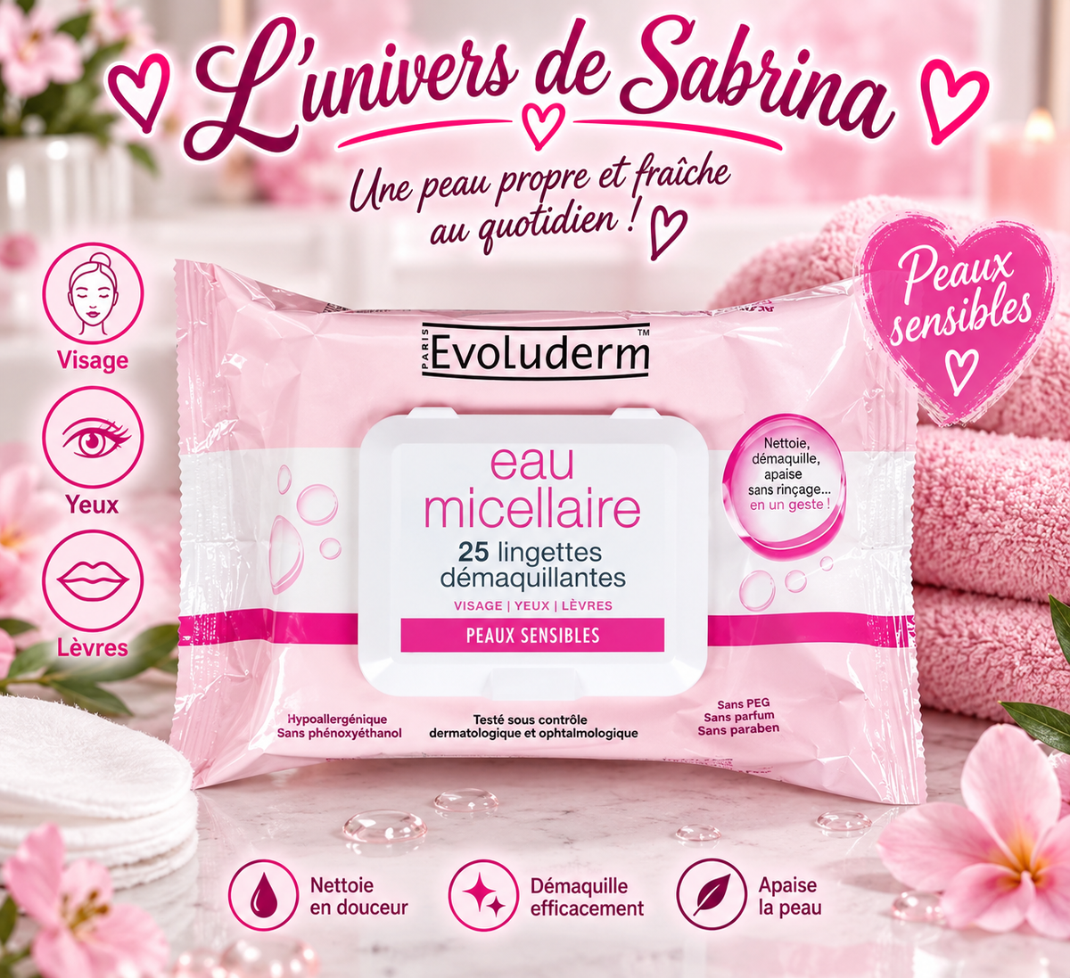 LINGETTE DÉMAQUILLANTES