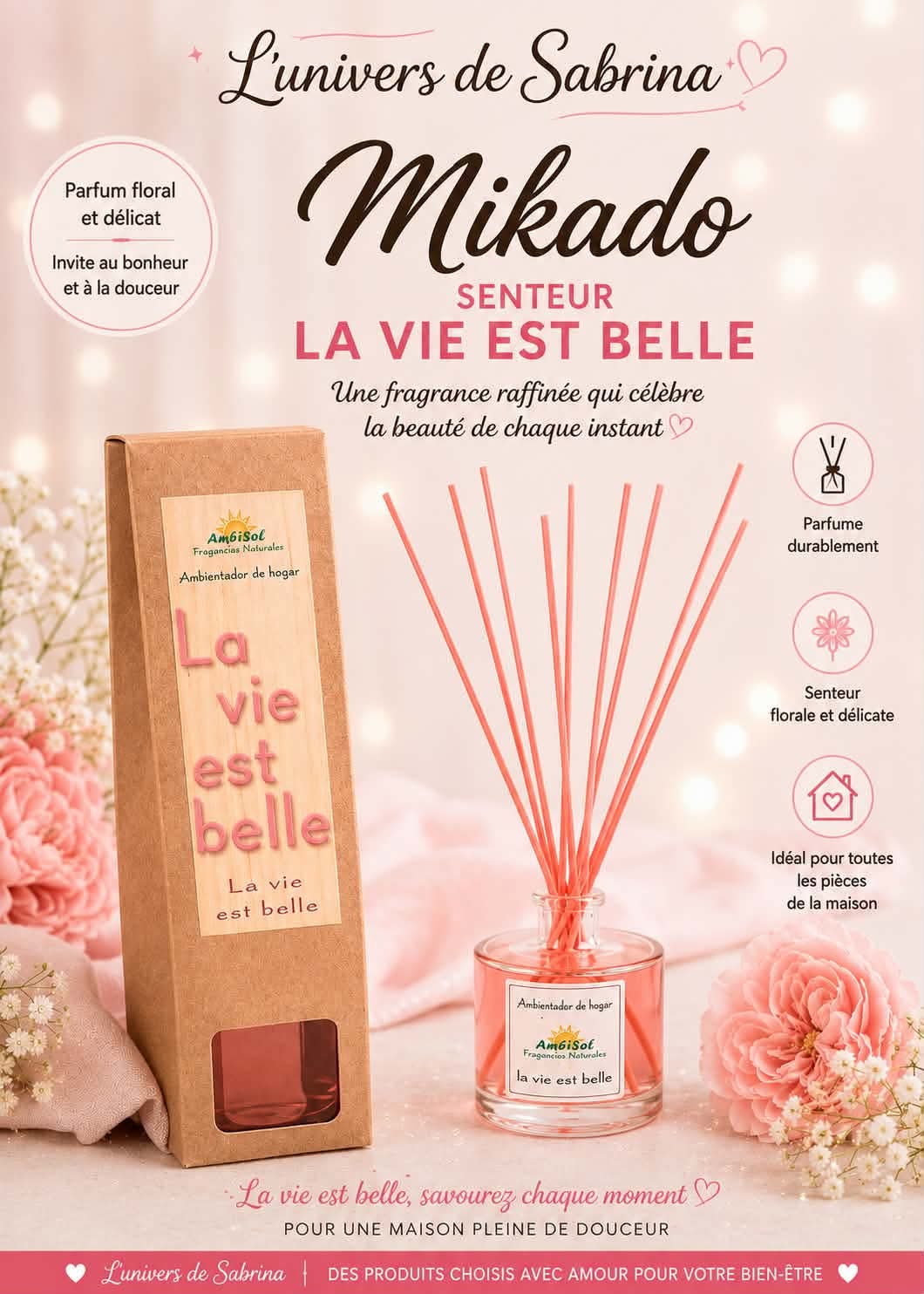 MIKADO 100ML (plusieurs senteurs)
