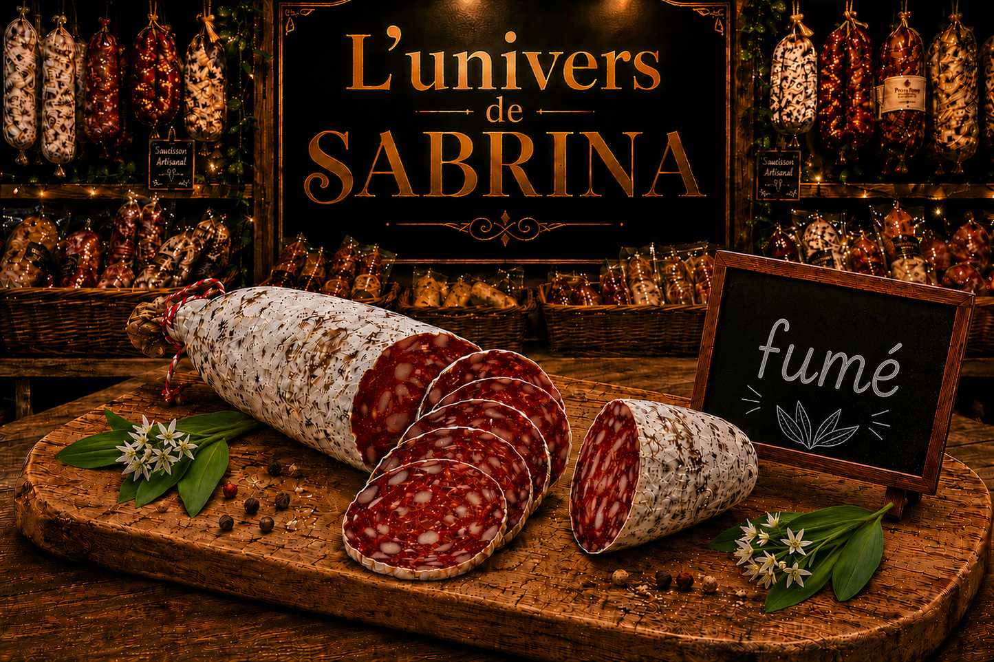 Saucisson sec fumé 160-180g