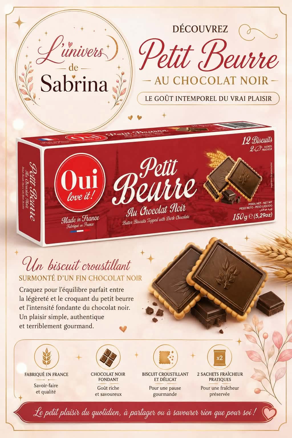PETIT BEURRE (plusieurs parfums)