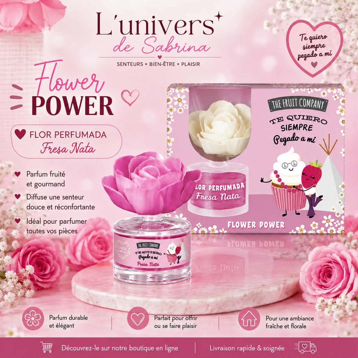 MIKADO FLEUR 50ML (plusieurs senteurs)
