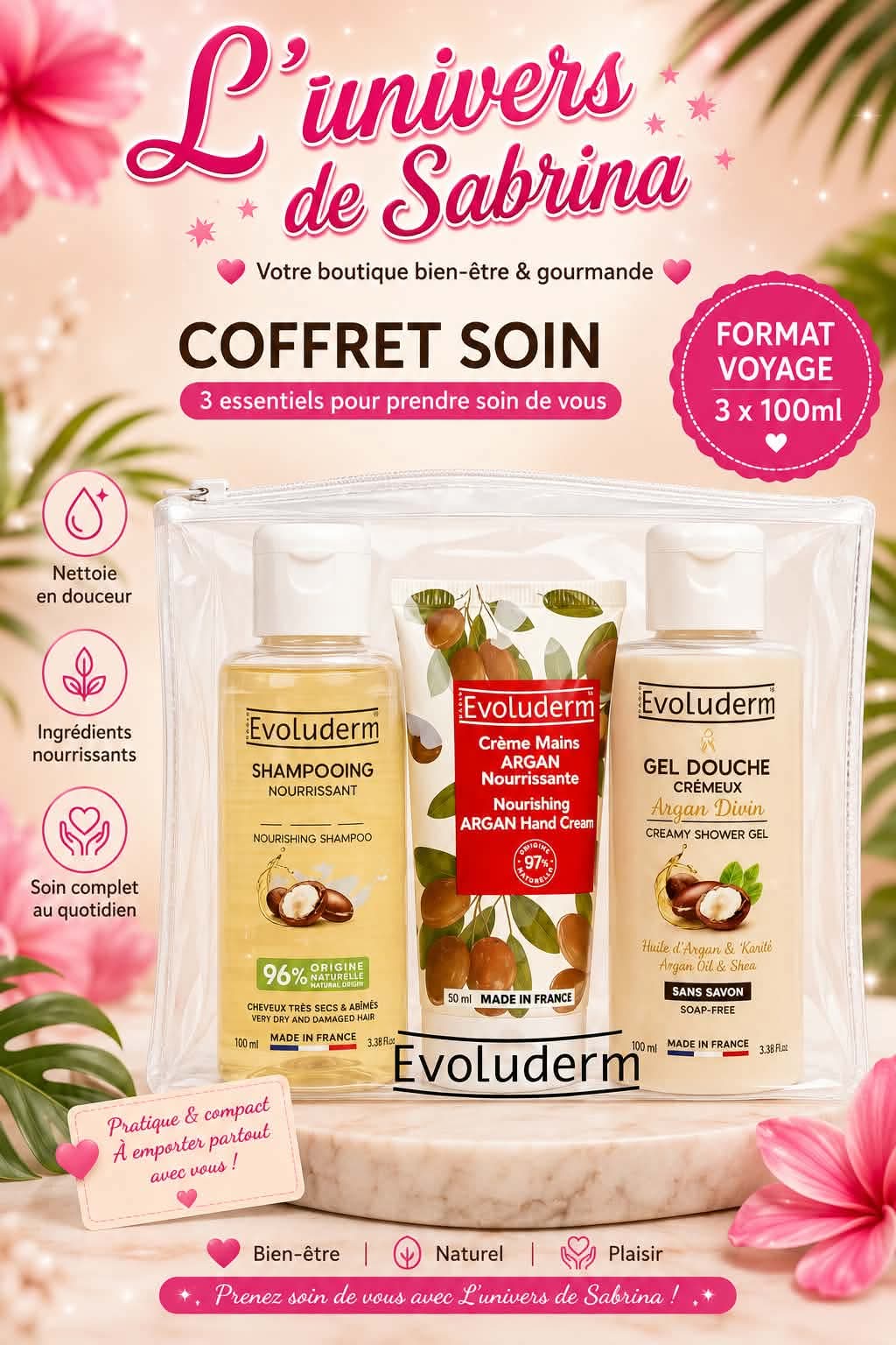 TROUSSE VOYAGE ARGAN DIVIN