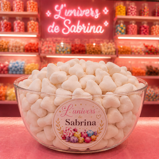 COEURS BLANC SUCRE 100G (DULCEPLUS)