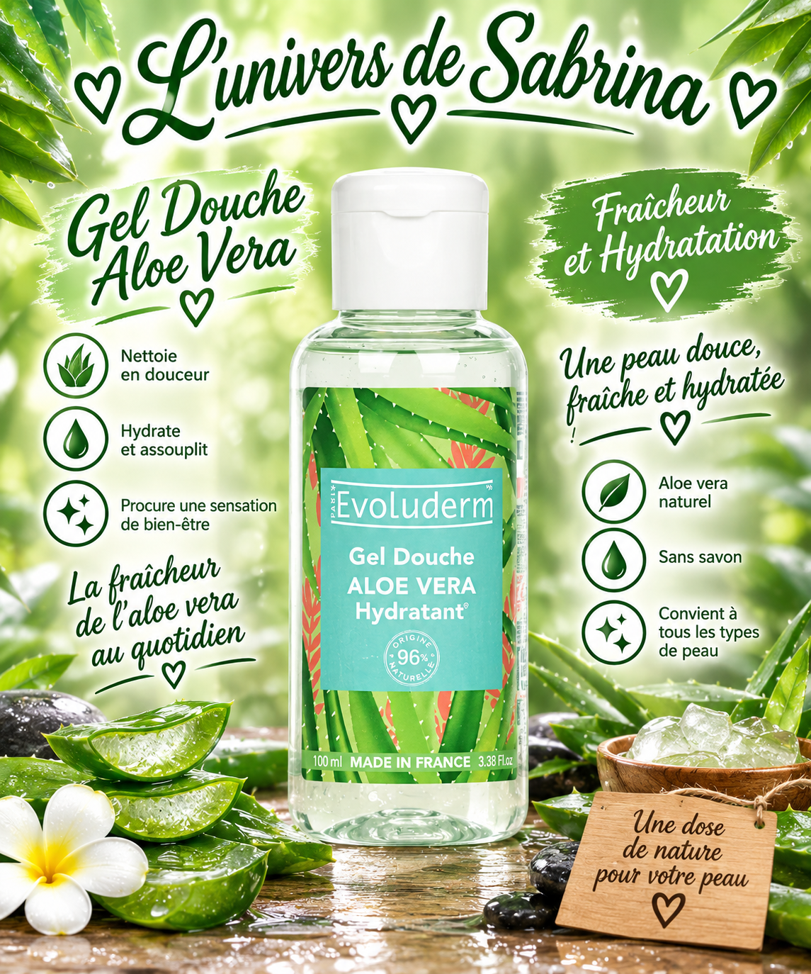 GEL DOUCHE 100ML (plusieurs senteurs)