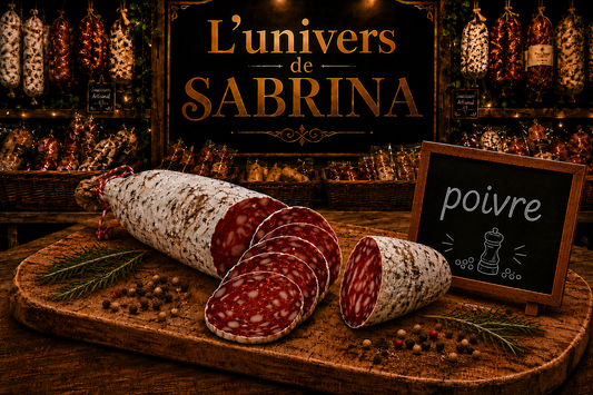 SAUCISSON SEC AU POIVRE 160G - 180G