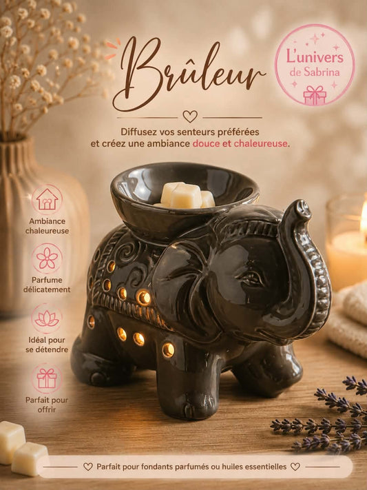 BRULEUR ELEPHANT NOIR
