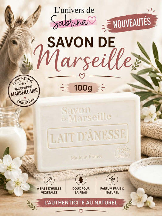 SAVON RECTANGLE LAIT D'ANESSE