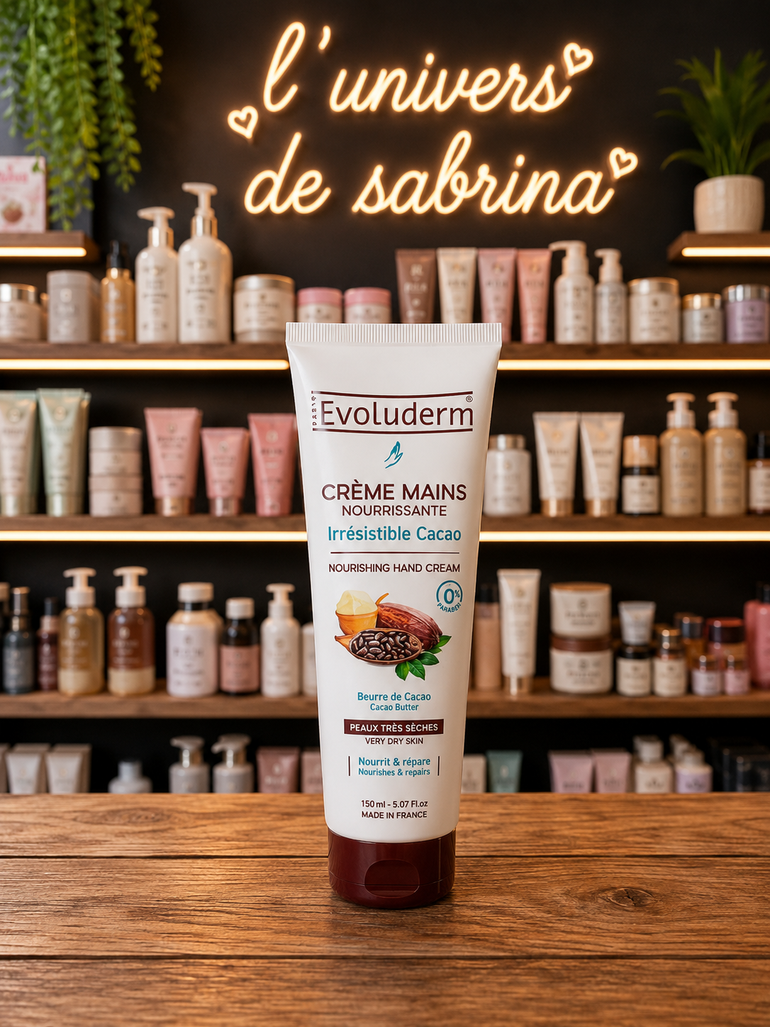 CREME MAINS NOURRISSANTE IRRESISTIBLE CACAO - 150ML