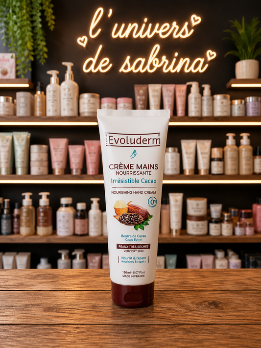 CREME MAINS NOURRISSANTE IRRESISTIBLE CACAO - 150ML