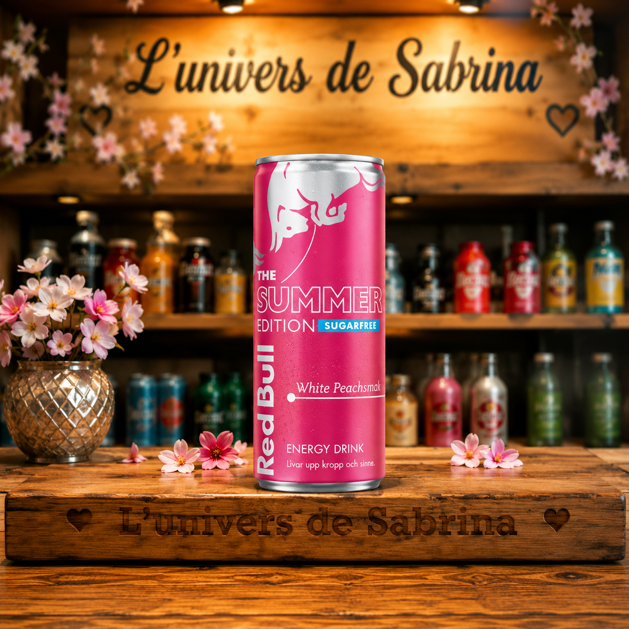 RED BULL SUGARFREE WHITE PEACH SUMMER EDITION