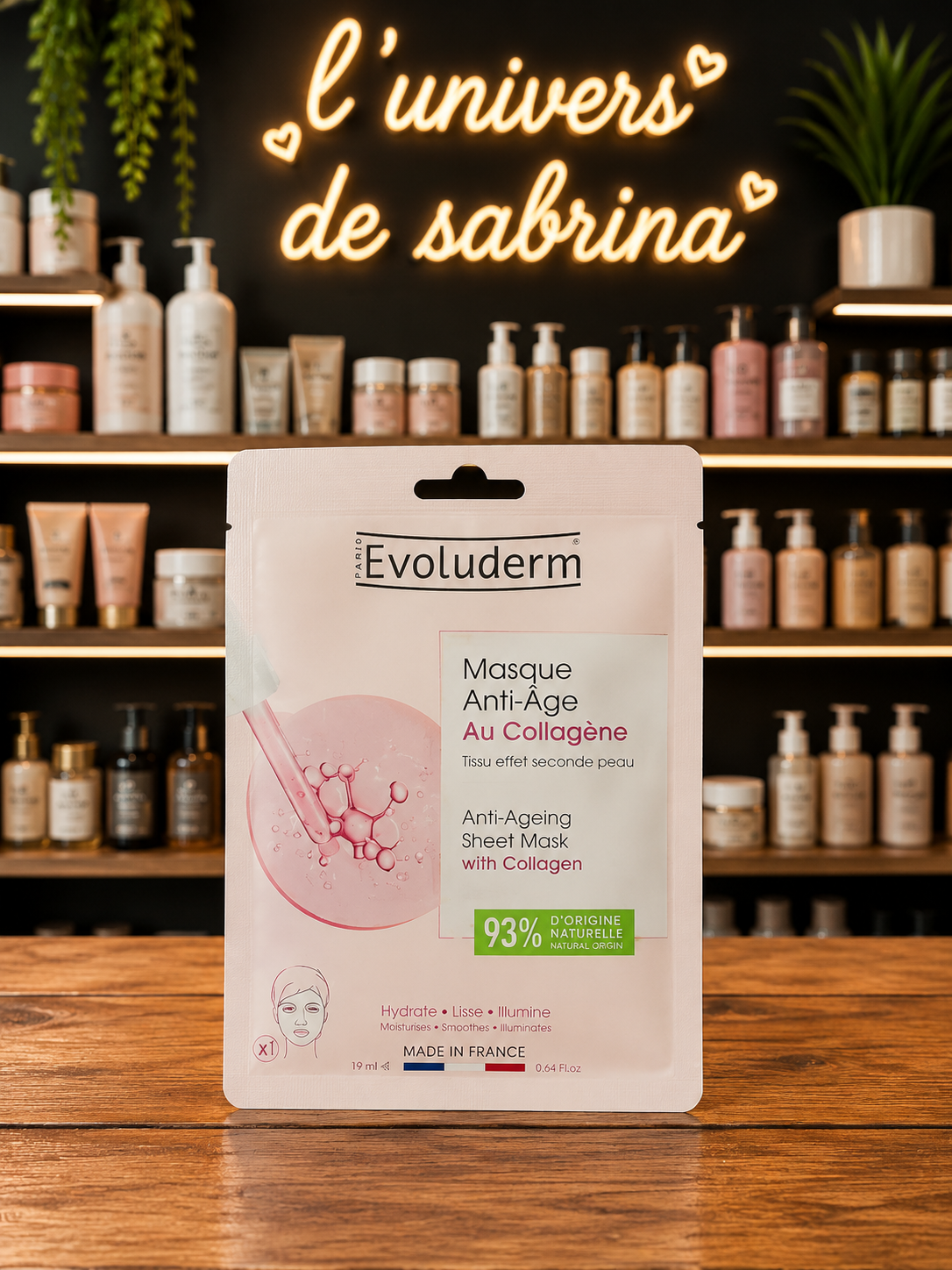 MASQUE TISSU ANTI-ÂGE AU COLLAGENE - 19ML
