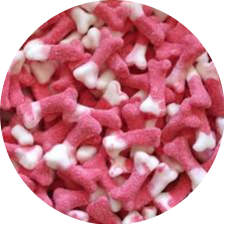 OS ROUGE ET BLANC SUCRES 100G