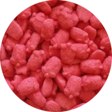 FRAISE FOUETTEE ROUGE 100G