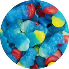 SCHTROUMPFS LISSE 100G (HARIBO)