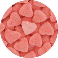 COEURS ROSE SUCRE 100G